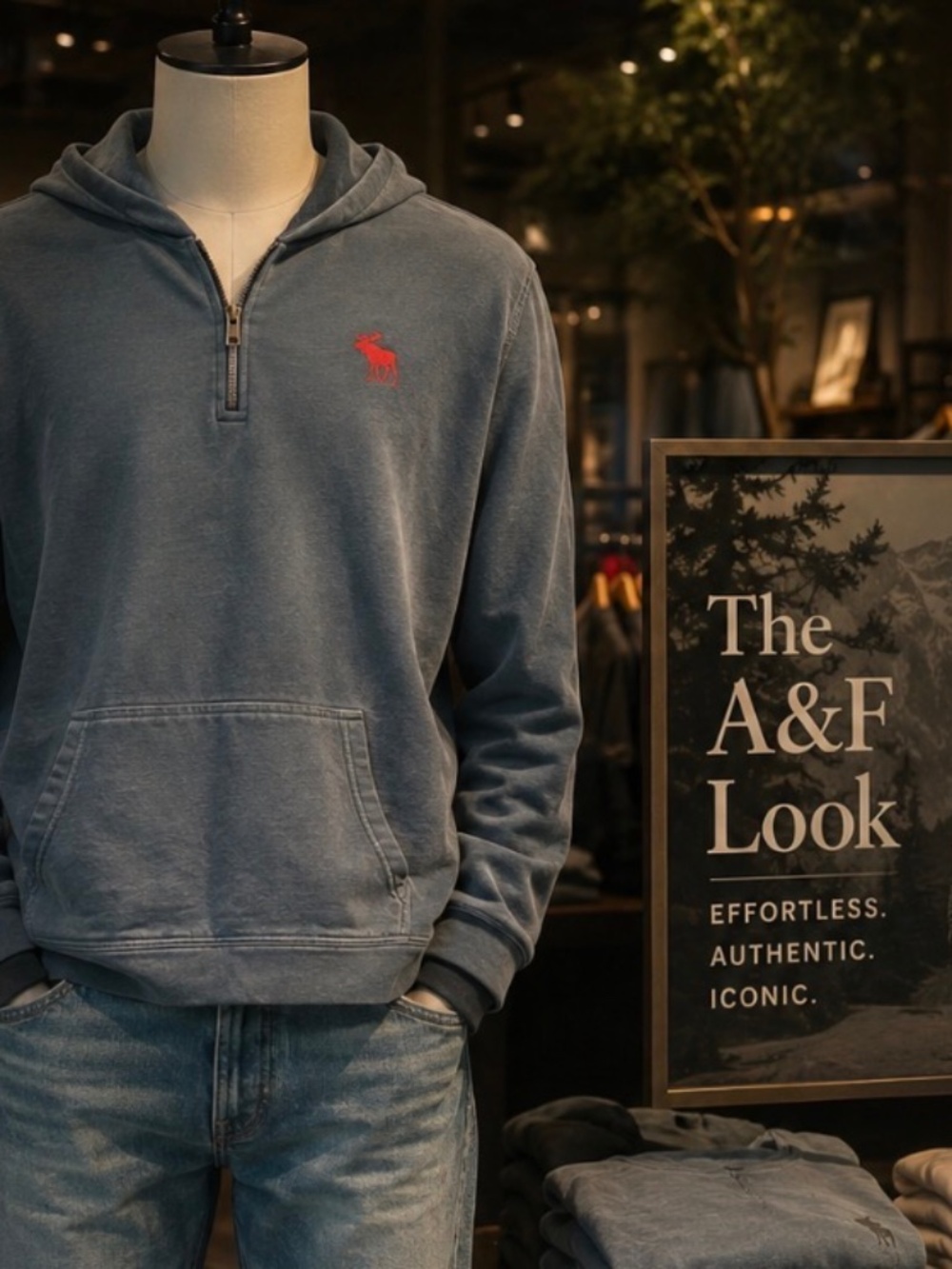 Abercrombie long sleeve hoodie